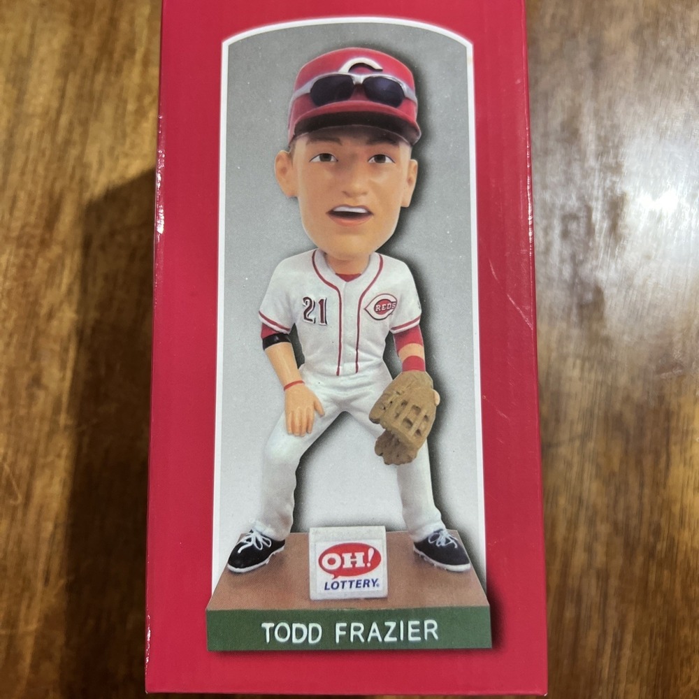 Todd Frazier Bobblehead Cincinnati Reds 2013 OH! Lottery SGA NIB RARE! Vtg